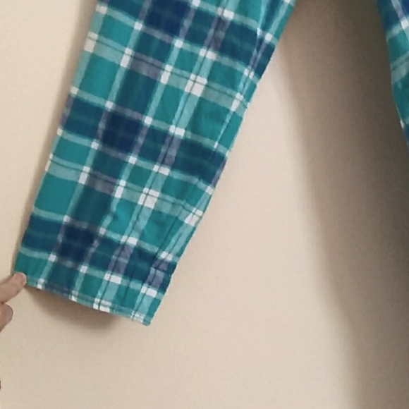 Pajamagram Plaid Robe Her Wit Tie Belt 100% Cotton Lightweight. SZ MD/LG Comfy - Picture 4 of 9